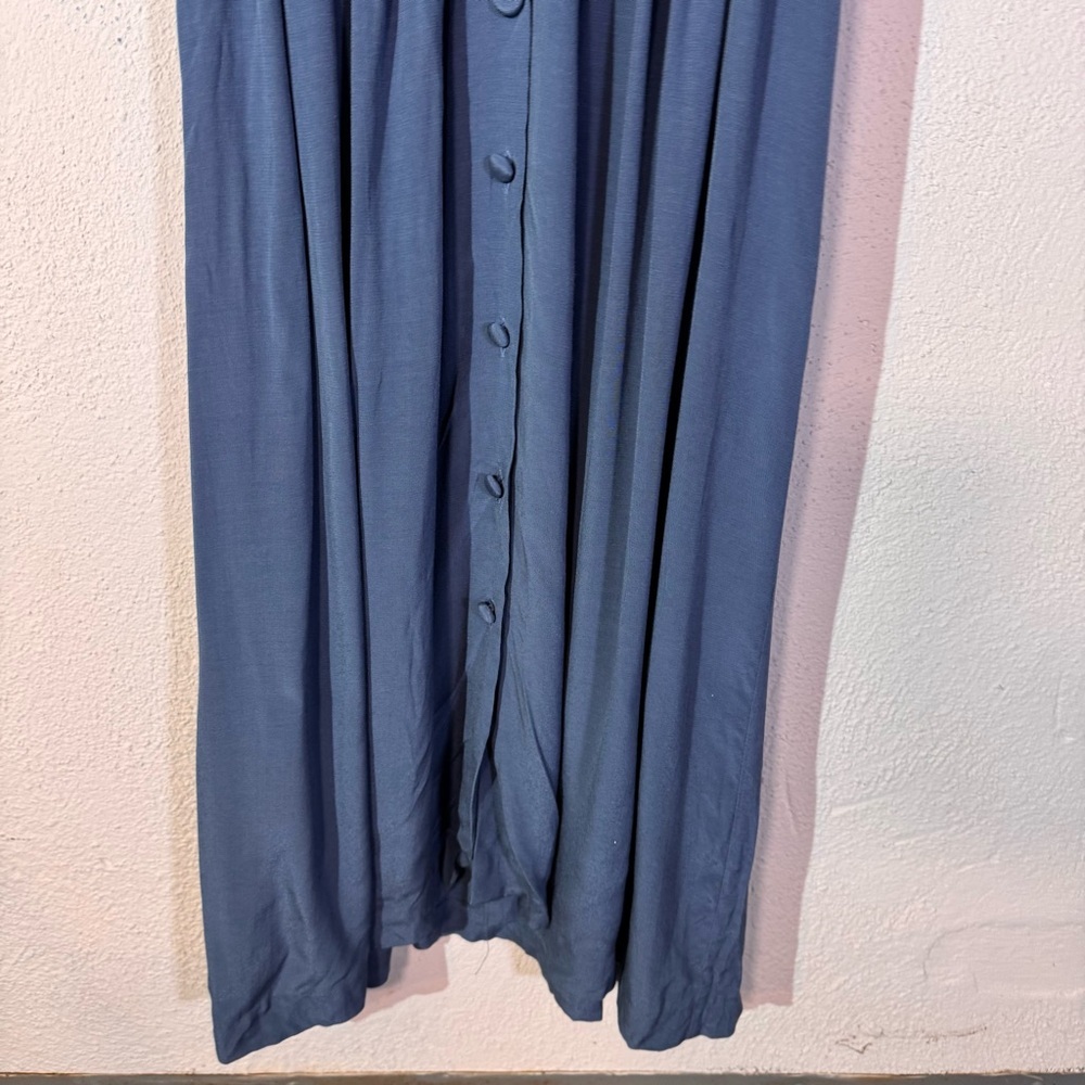 Karin Steven’s // vintage pale blue lace collar shirt dress size 16 mar1 - Picture 3 of 7
